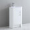 Bathroom Corner Vanity Unit & Sink Floorstanding Cabinet 635mm White 3