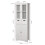 Living And Home Modern Tall Glass Door Cabinet 6