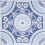 EZRA BLUE peel and stick vinyl floor tiles (30.48cm x 30.48cm) 3