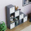 Vida Designs (Grey, White) Durham 10 Cube Staircase Shelf Drawer + 5 Baskets 9
