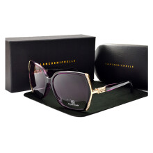 (purple) 2016 New High Quality Polarized Sunglasses Women Brand Designer Gradient Lens Driving Sun Glasses UV400 Original Box