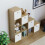 Vida Designs (Oak, White) Durham 10 Cube Staircase Shelf Drawer + 5 Baskets 9