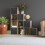 Vida Designs (Dark Wood, Black) Durham 10 Cube Staircase Shelf Drawer + 5 Baskets 8
