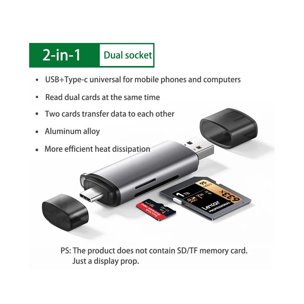 Card Reader USB3.0&USB C to SD MicroSD TF Thunderbolt 3 For Phone PC Laptop Accessories Smart Memory Cardreader SD Card Adapter
