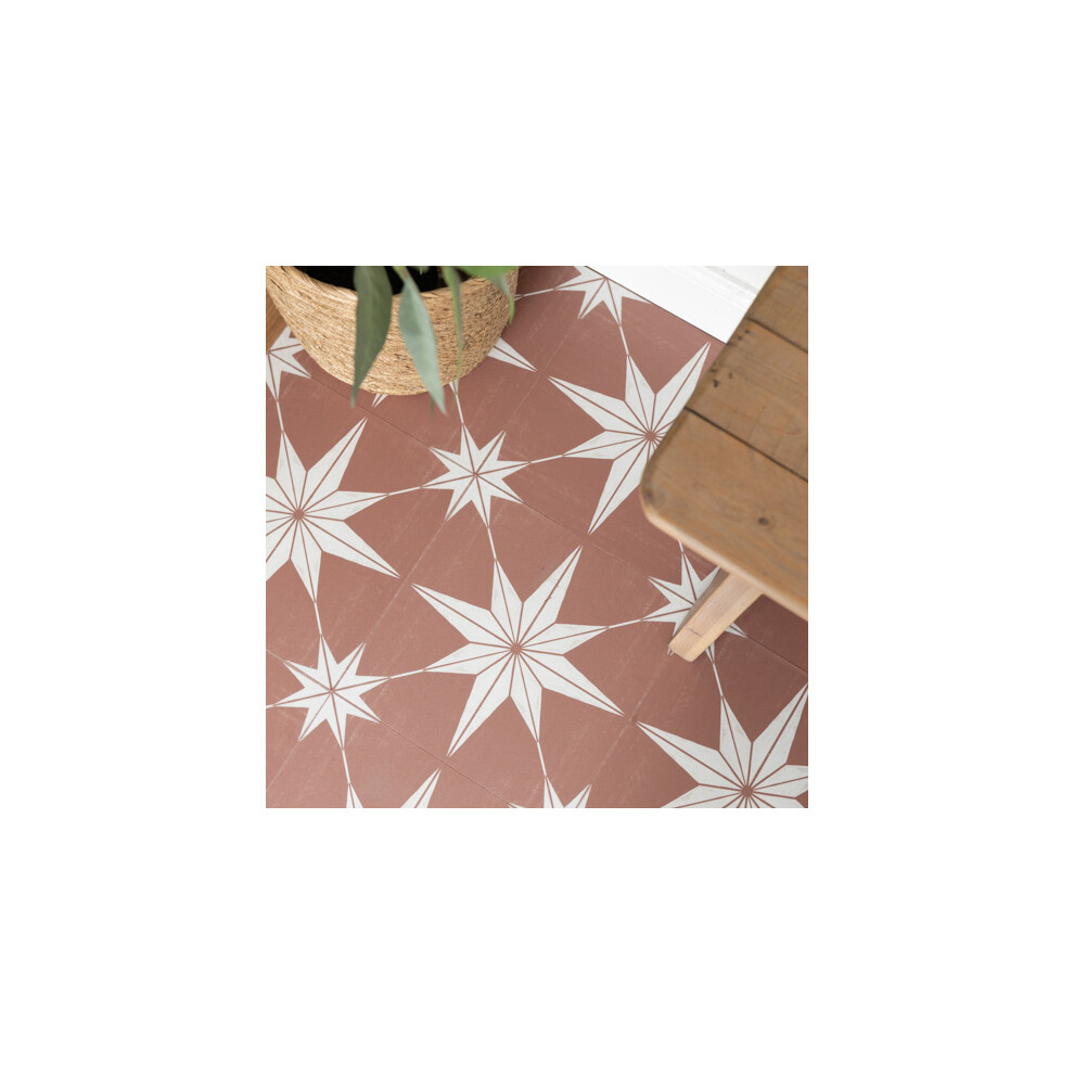 Quadrostyle ASTRA TERRACOTTA Wall Tile & Furniture Vinyl Stickers