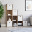 Vida Designs (Dark Wood, White) Durham 10 Cube Staircase Shelf Drawer + 5 Baskets 3