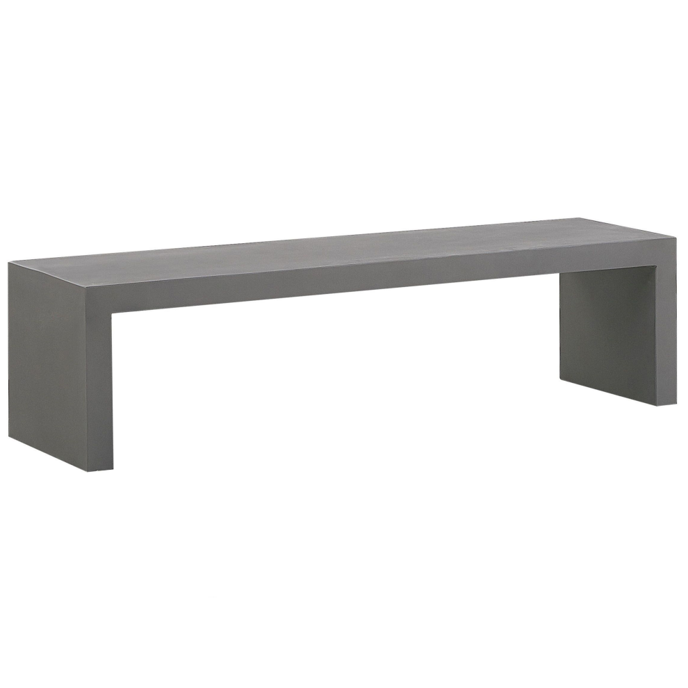 Garden Bench TARANTO 150 cm Concrete Grey