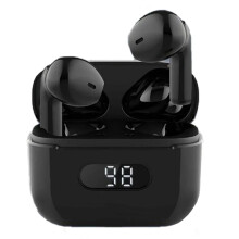 TWS Bluetooth Earphones - True Wireless Earbuds for iPhone & Samsung, BT 5.0, 10mm Graphene Driver, HiFi Bass, Dual/Single Use, 20m Range