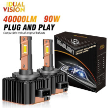 (40000 Lm, 70W) D1S Led Headlight D3S Canbus Bulbs CSP D4S D5S D2S D8S Led 40000LM 90W