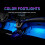 (White 18LED USB) Car Neon Light Foot Light LED Interior Decoration Backlight Cigarette 3