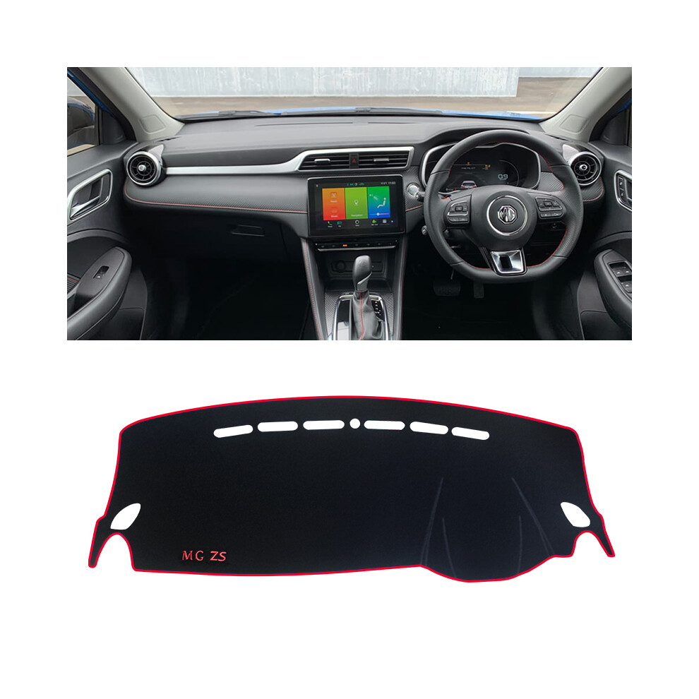 (A RHD Red Side) For MG ZS EV 2017 2018 2019 2020 2021 2022 2023 Car Dashboard Cover Dash