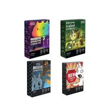 (4pcs) 4pcs Unstable Unicorns Board Games English Family Party Expansion Basic