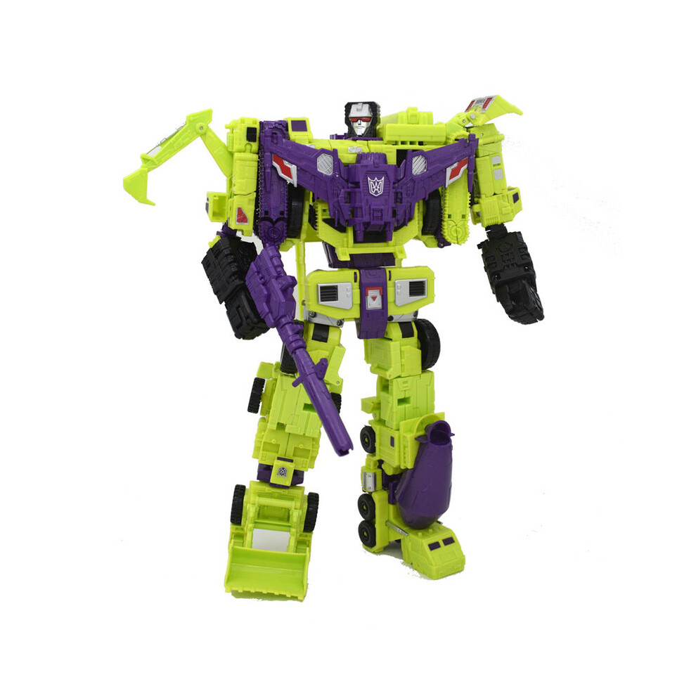 (6IN1 Devastator) HaiZhiXing 5in1 Combiners Bruticus G1 Transformation Action Figure Toy