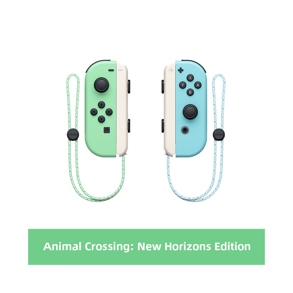 (Animal Crossing) Switch Joy Pad Joy Con Joy Cons  Joycons Wireless controller Joystick Bluetooth Gamepad with Straps for Nintendo Switch OLED