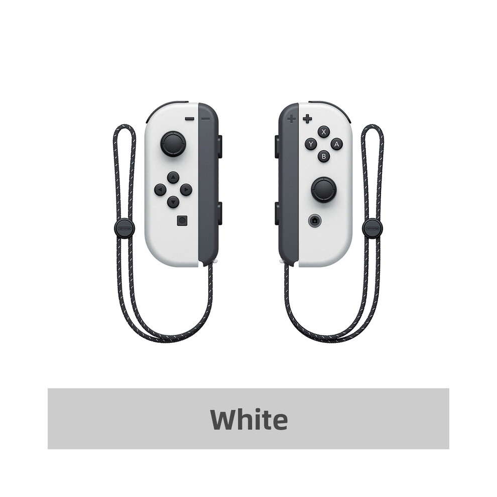 (White) Switch Joy Pad Joy Con Joy Cons  Joycons Wireless controller Joystick Bluetooth Gamepad with Straps for Nintendo Switch OLED