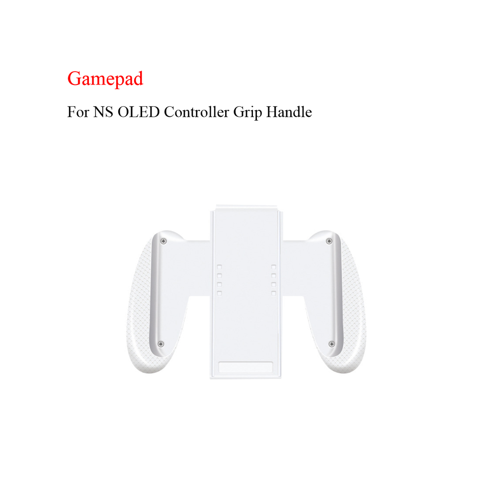 (White) For Nintendo Switch OLED Controller Grip Handle Gamepad Support Bracket Gaming Holder Charging Dock Grip FoSwitch/Switch OLED