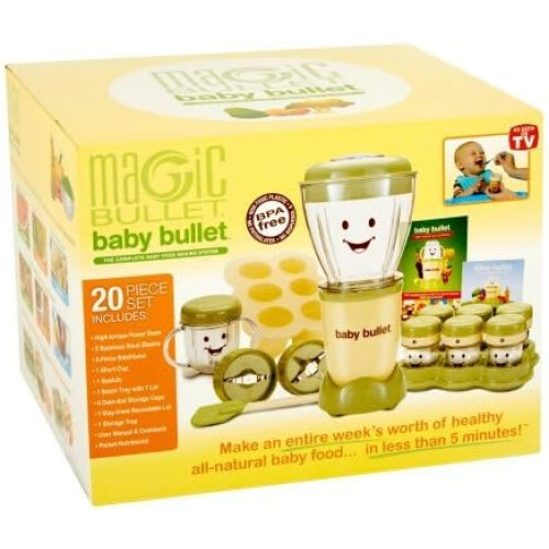 Magic Bullet Baby Bullet The Complete Baby Food Making System | Mixer ...