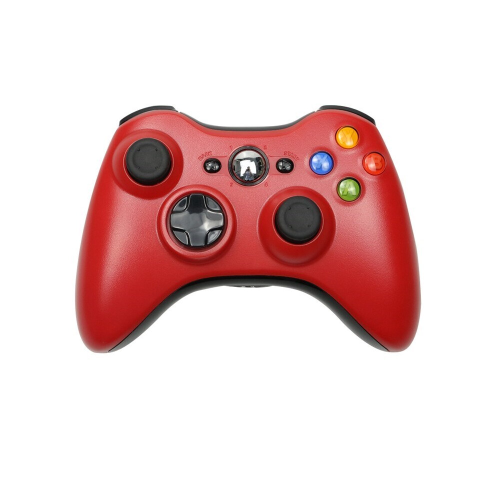 (Wireless Red) 2.4G Wireless Gamepad For Xbox 360 Console Controller Receiver Controle For Microsoft Xbox 360 Game Joystick For PC win7/8/10