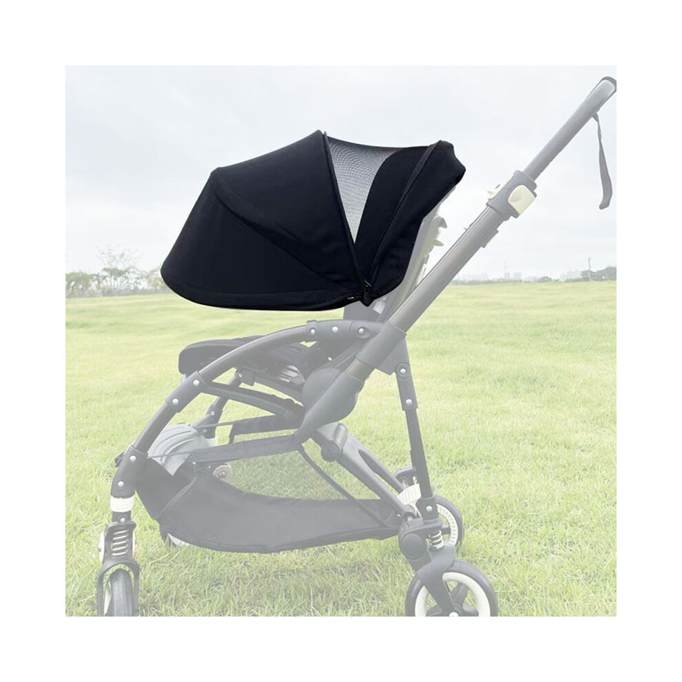 (black) Stroller Sun Canopy Compatible Bugaboo Bee3/5/6 Fox Pushchair Extendable