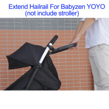 (Black for yoyo) Baby Stroller Accessories Extend Handle Hailrail Bumper For YOYO Cybex