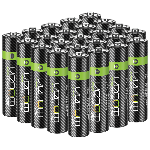 Venom Rechargeable AAA Batteries - High Capacity 800mAh (20-Pack)