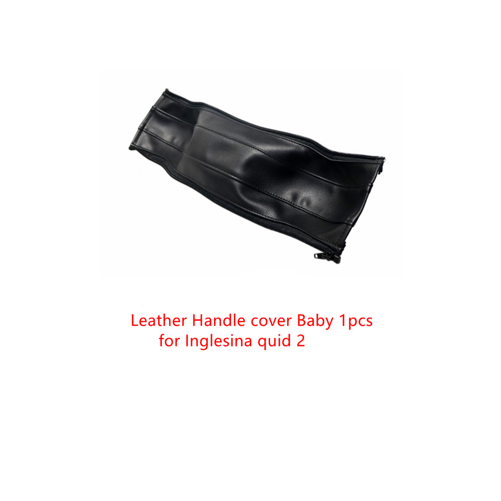 (baby BLACK) New Baby Handle Leather Covers Fit For Inglesina Quid 2 Stroller Bumper