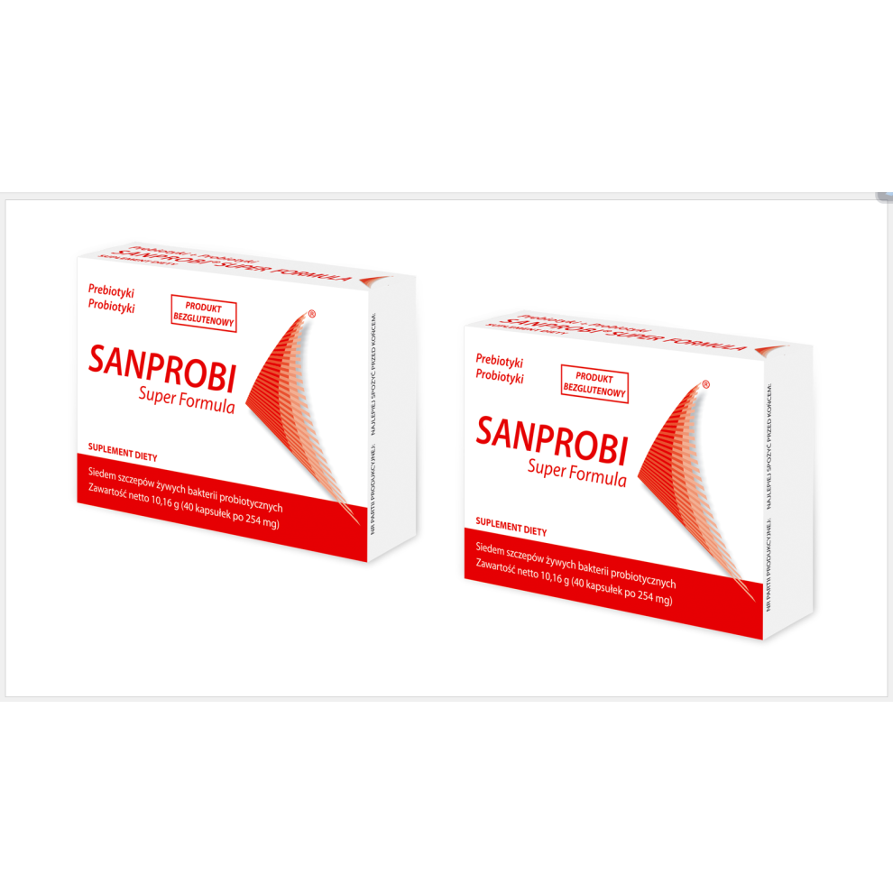 Sanprobi 2 X Super Formula Probiotics & Prebiotics 40 Capsules