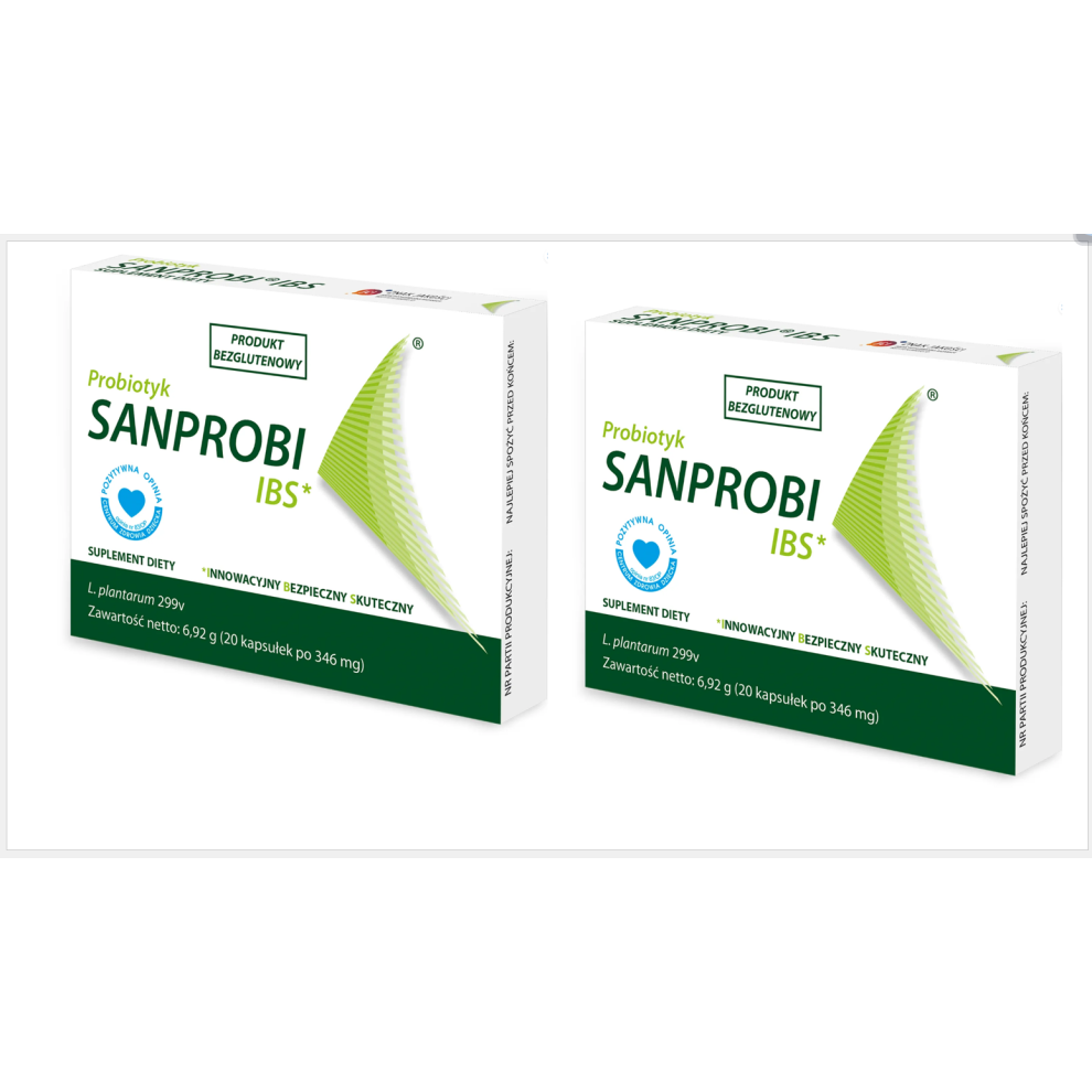 2x Sanprobi IBS Multilac Probiotic 20x capsules