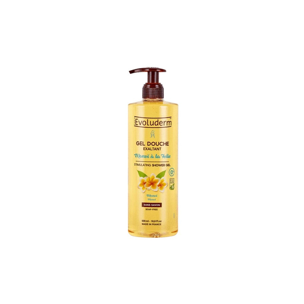 Evoluderm (500 Ml) Stimulated Shower Gel With Monoi