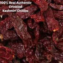 (250g) Organic Authentic Crinkled Dried Kashmiri Chillies