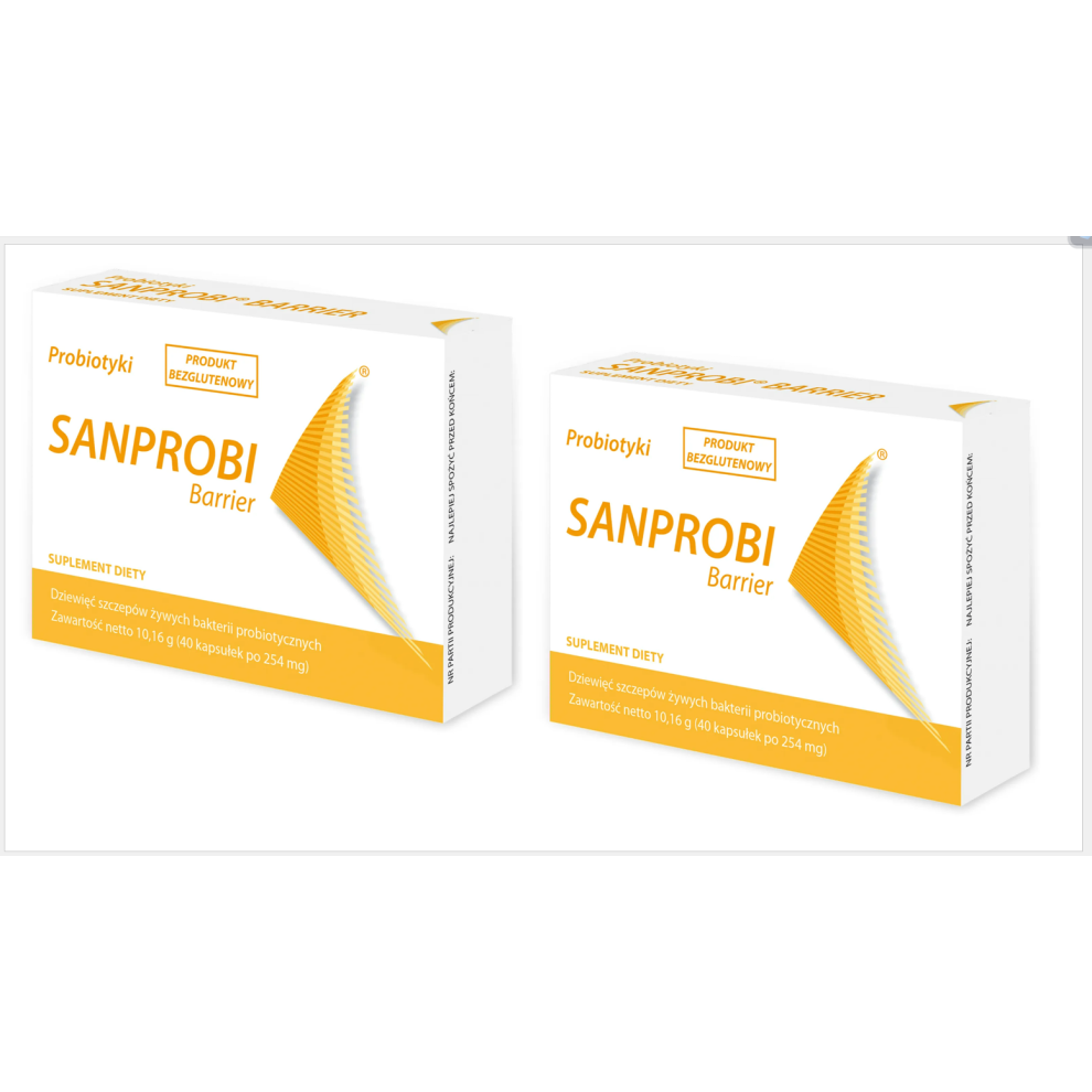 2 x SANPROBI BARRIER PROBIOTIC 40 CAPSULES