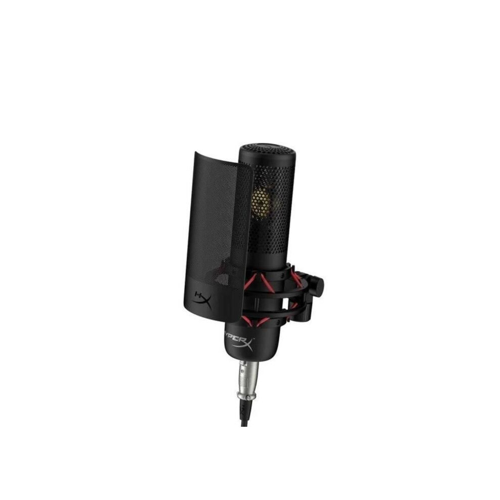Hyperx Procast Condenser Microphone Xlr Connection, Cardioid, Anti-Vibration Mount, Detachable Pop Filter, Filter Black