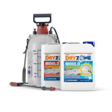 Dryzone Mould Remover and Prevention Kit - 2 x 5L & Sprayer - The Definitive Long-Term Solution to Mould and Mildew
