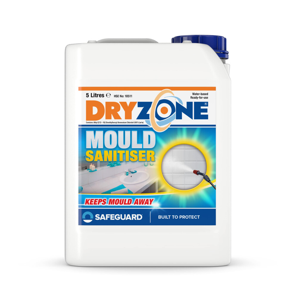 Dryzone - Mould Sanitiser - Biocidal Cleaner - Clear - Image 2