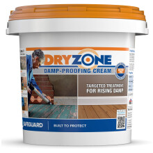 Dryzone Damp Proofing Cream (DPC) - 5L - High-Strength Injection Cream for Rising Damp Treatment. BBA & WTA Approved