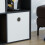 Vida Designs (Black, White) Durham 3x3 Cube Shelf Drawer Bookcase + 5 Baskets 8