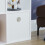 Vida Designs (White, White) Durham 3x3 Cube Shelf Drawer Bookcase + 5 Baskets 8