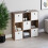 Vida Designs (Dark Wood, White) Durham 3x3 Cube Shelf Drawer Bookcase + 5 Baskets 7