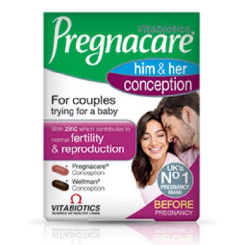 Vitabiotics Vitabiotics - Pregnacare His & Hers 60 VTabs