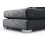 Bishop Coal Alaska Fabric U Shape High Back Corner Sofa 3