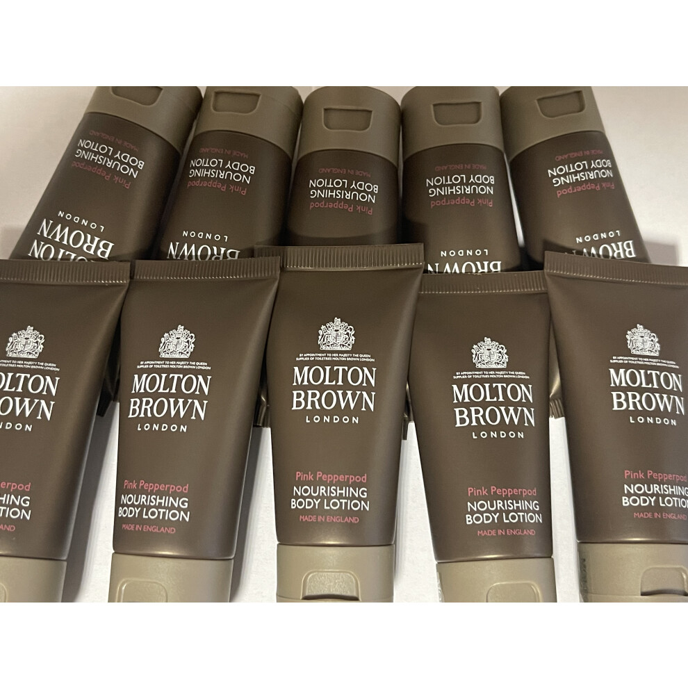 MOLTON BROWN Pink Pepperpod Nourishing Body Lotion 30ml x 10