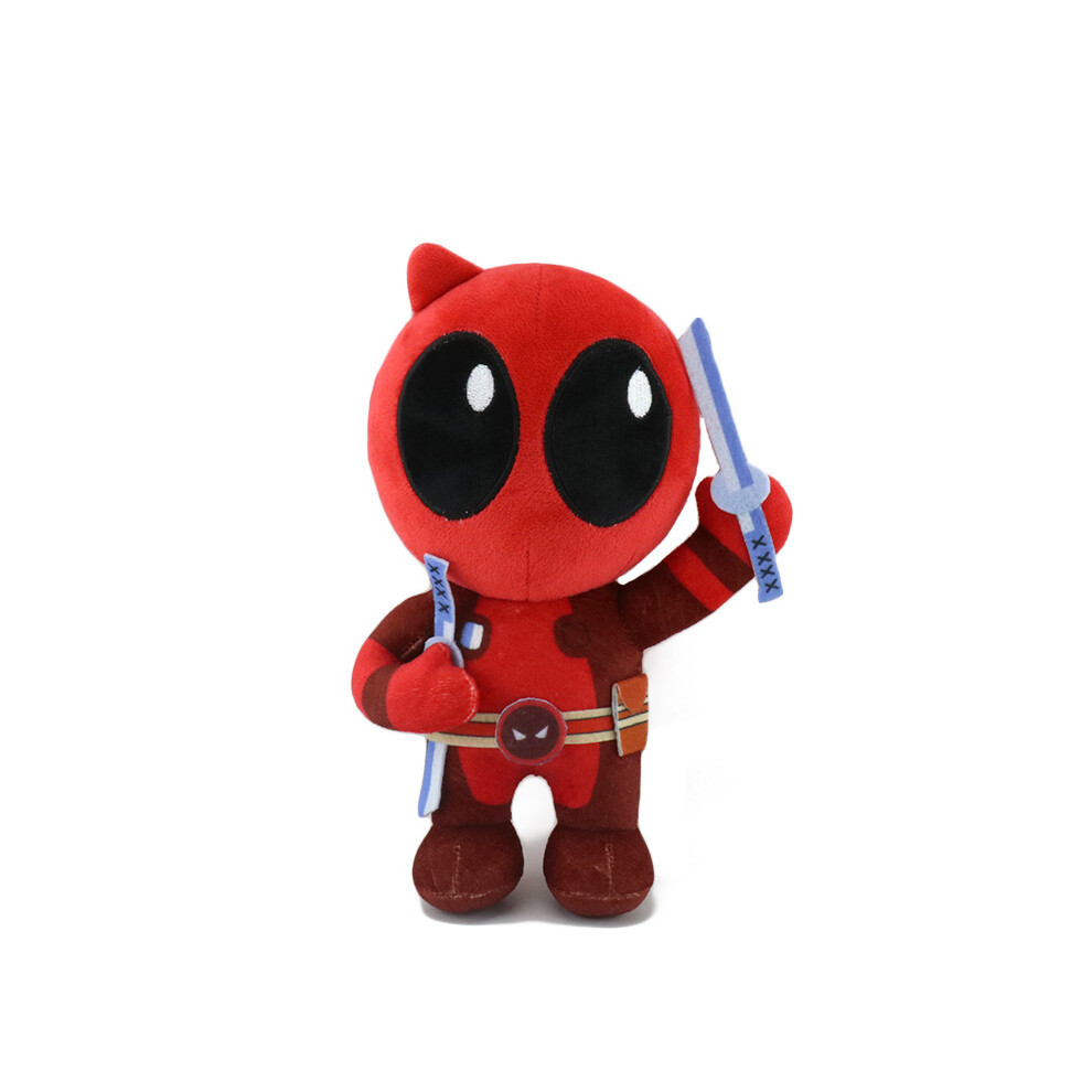 (Style C, 30cm/11.81in) Deadpool Plush Toy Doll Movie Character Gift Decoration Throw Pillow