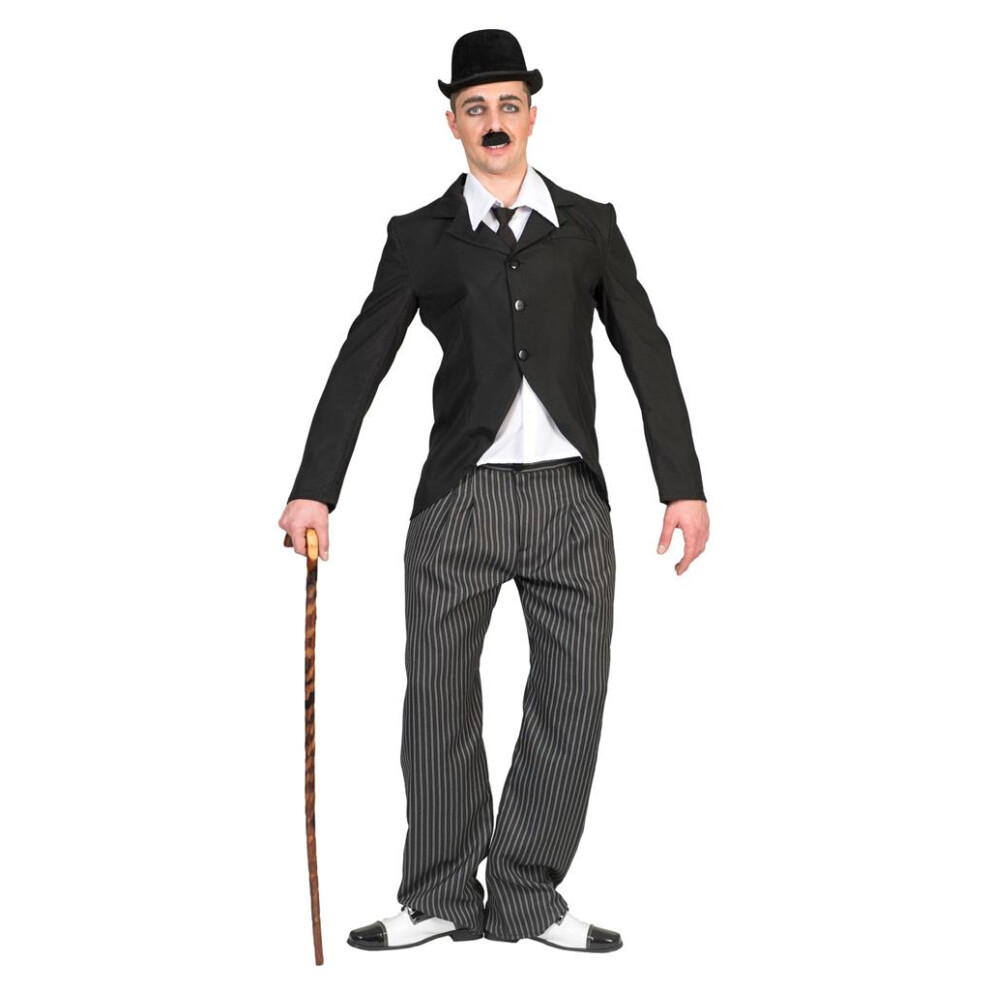 (M/L) Charlie Chaplin Costume & Hat