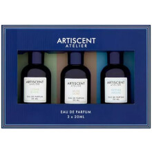 Men Artiscent Parfum Gift Set Cedar Blanc Musk Doré Eau de Parfum, Vetiver Arome