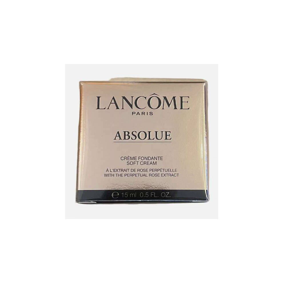 Lancome Moisturising Cream Absolue SOFT Cream wIth Perpetual Rose Extracts 15ml