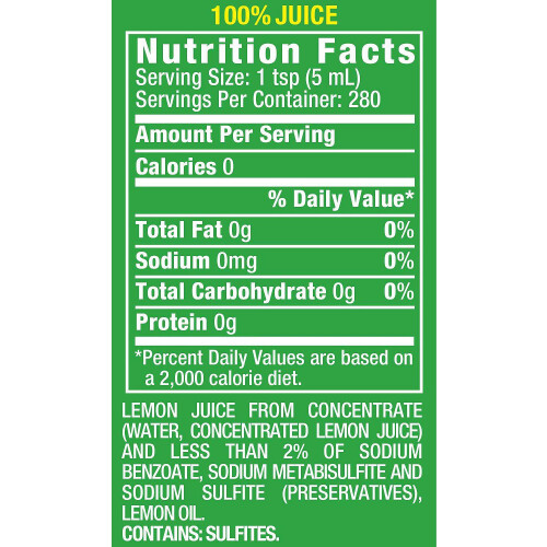 ReaLemon 100% Lemon Juice 48 fl. oz. bottles, 2 pk.