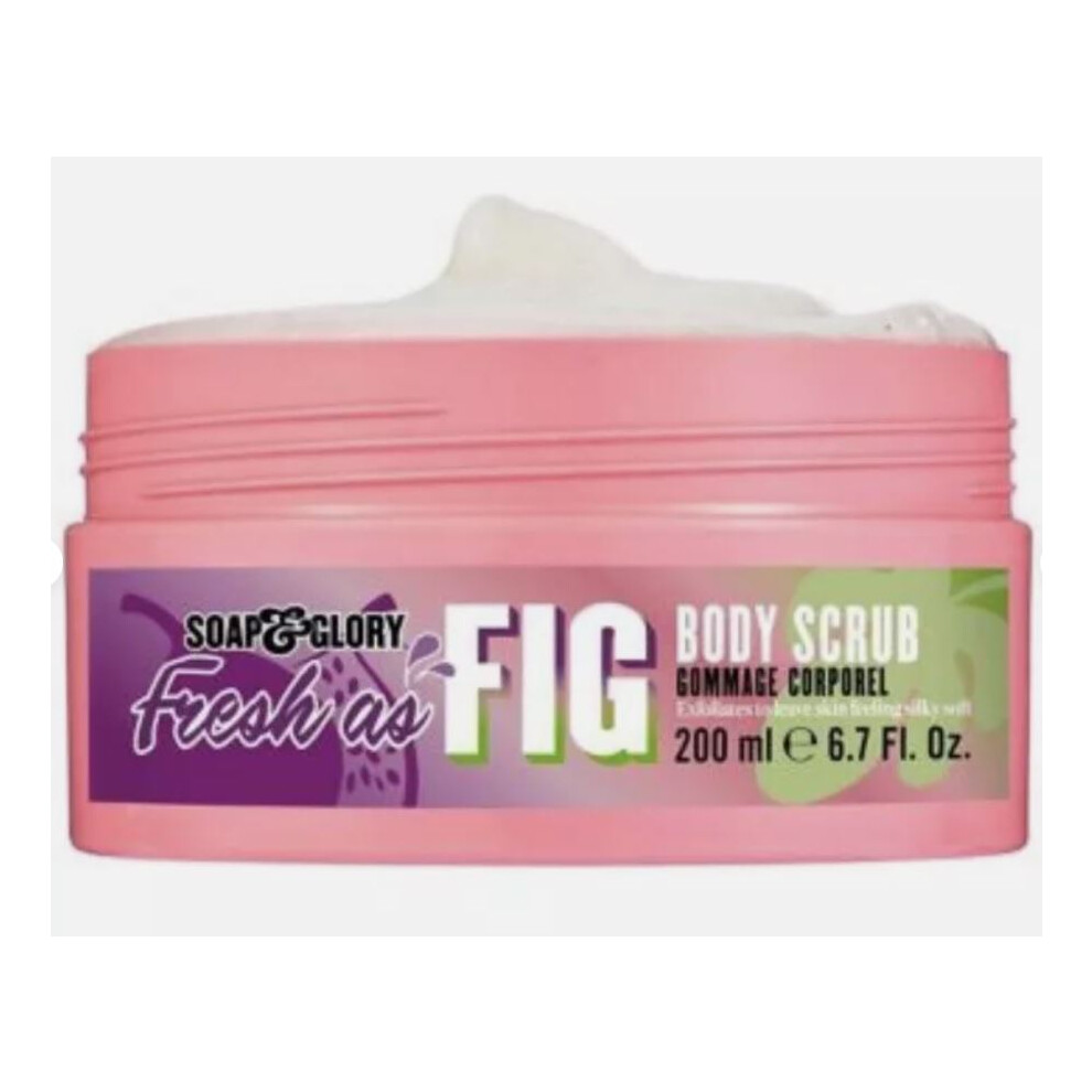 Soap & Glory Limited Edition Fresh As Fig Body Scrub 200G Golden