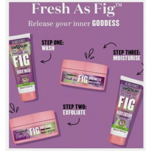 Soap & Glory Soap & Glory Limited Edition Fresh As Fig Body Scrub 200g 2