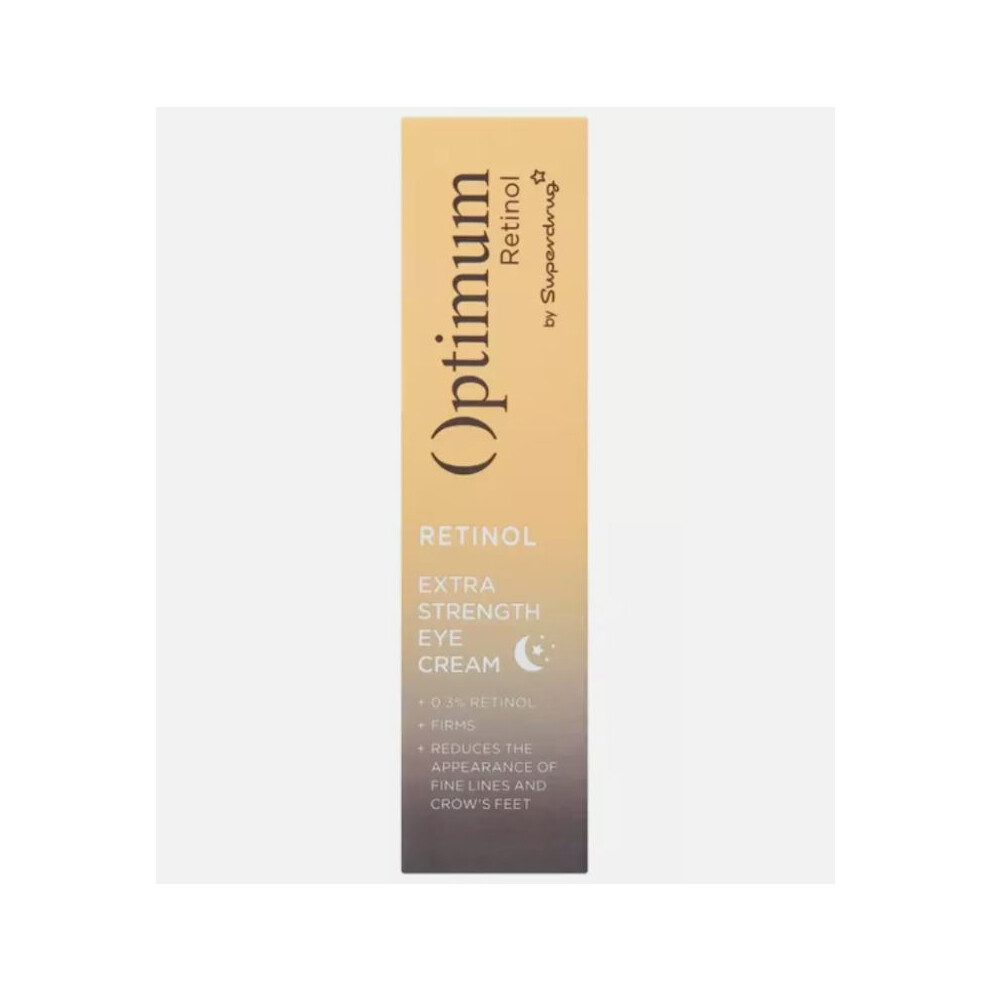 Superdrug Cream Optimum Retinol Extra Strength Eye 15Ml Reduce Fine Lines Crow F