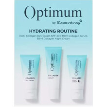 Optimum Collagen hydrating 30 ml SPF Day + Night Cream + Serum - BUNDLE set of 3